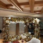 White Christmas Balloon Frame Decoration – 場地佈置：圖片 4