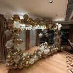 White Christmas Balloon Frame Decoration – 場地佈置：圖片 5